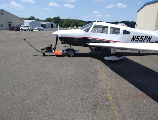 Gasoline powered towing device for plane.